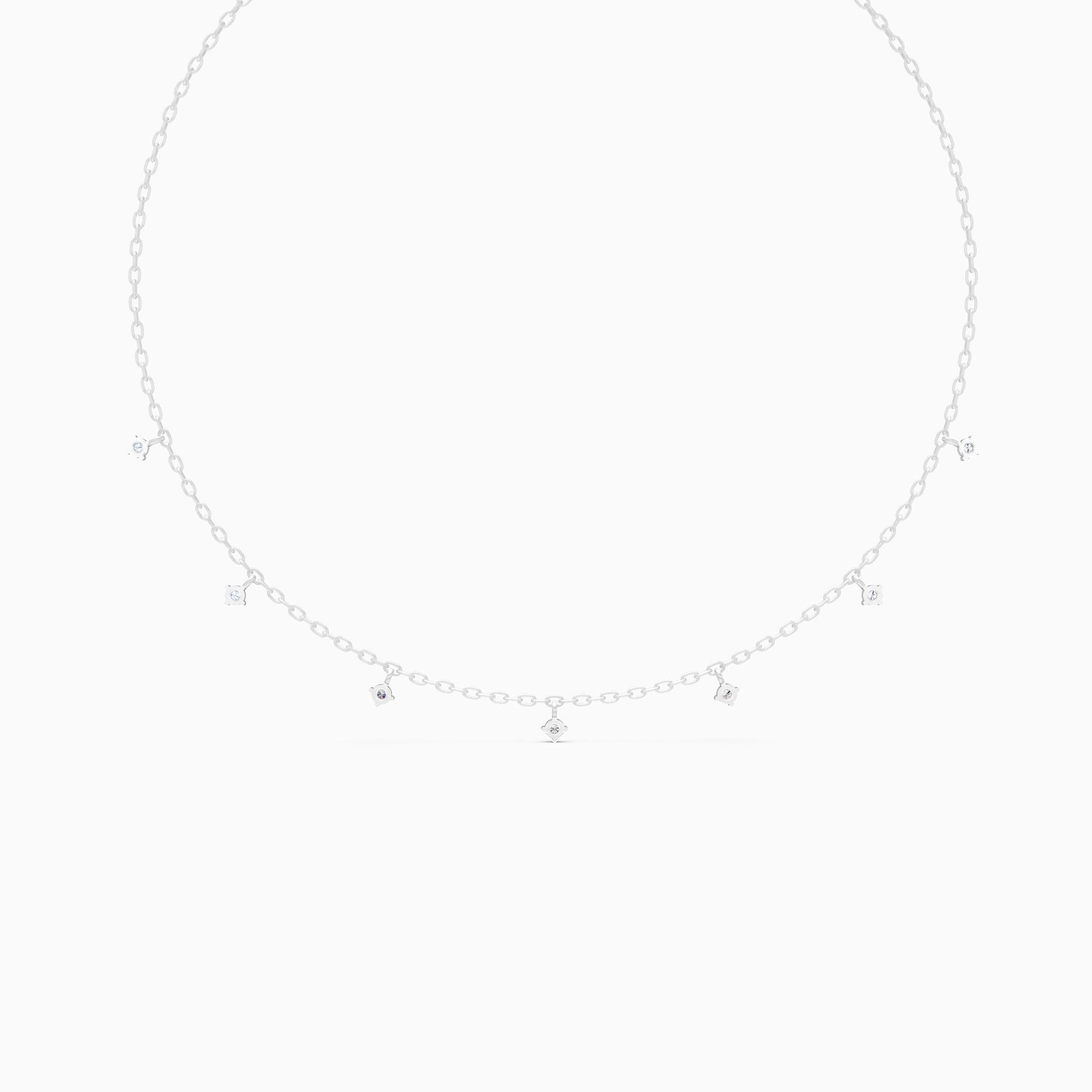 Twinkle Drops Lab Grown Diamond Necklace